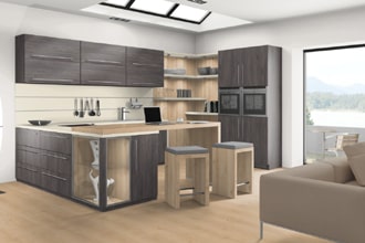 ЛДСП Эггер H3453 ST22 Флитвуд серая лава